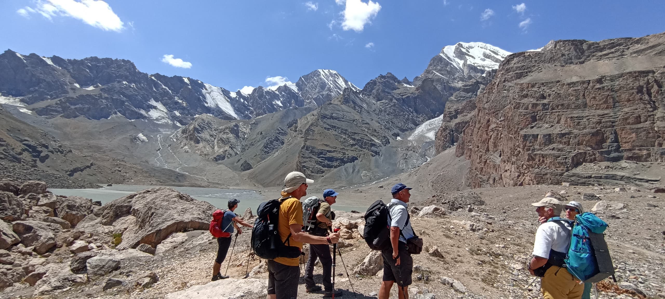 Trekking in Zerafshan Range
